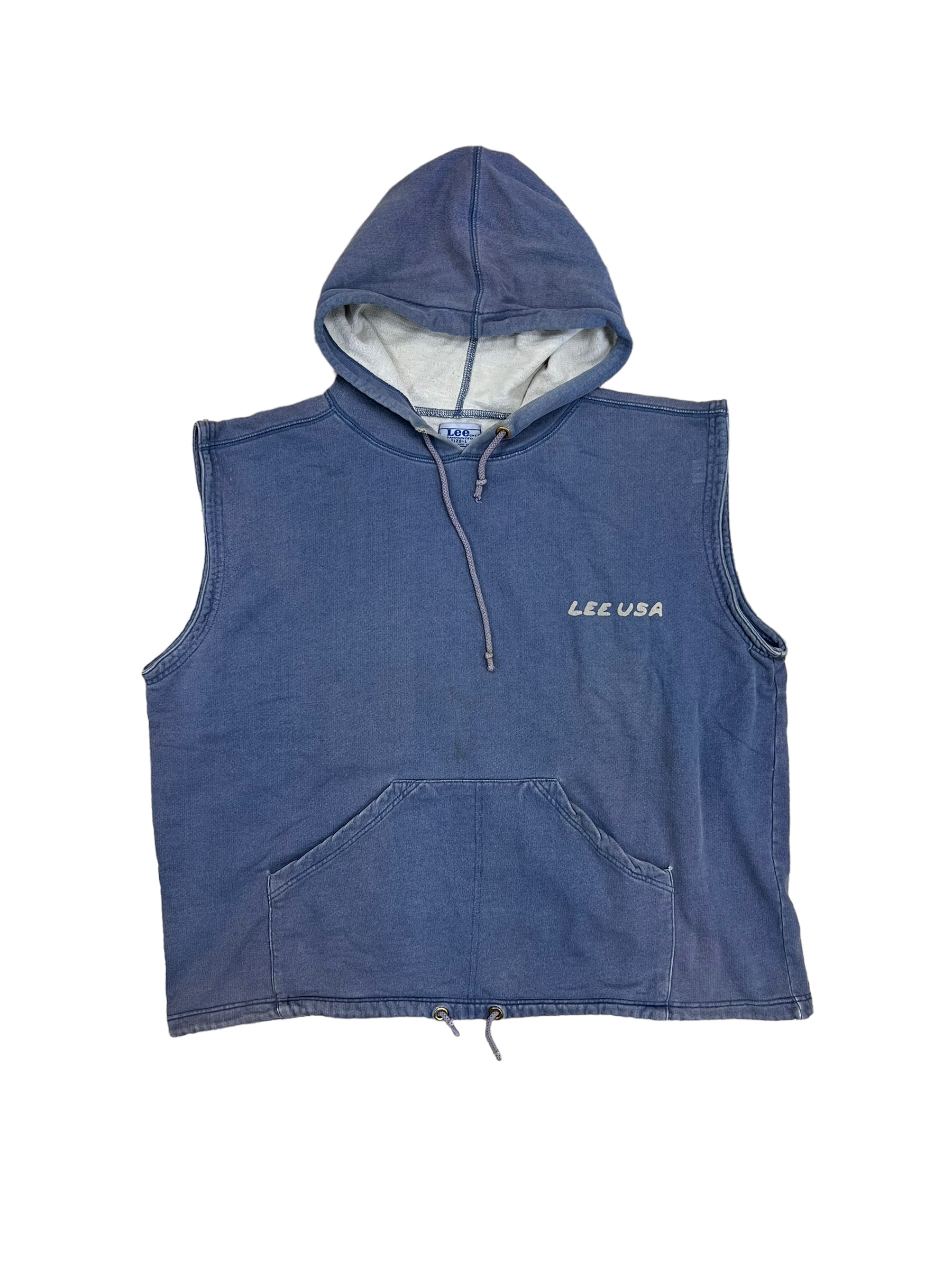 Lee Vintage Hooded Vest Men’s Large Rats Vintage