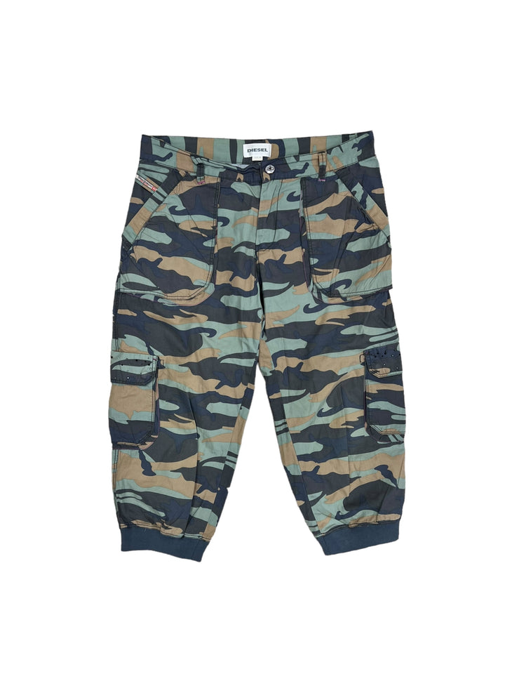 Diesel Y2K Camo low waist capri pants women’s medium(36)