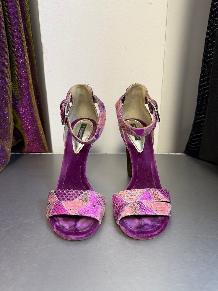 2000s Dolce&Gabbana Leather Heels EU38