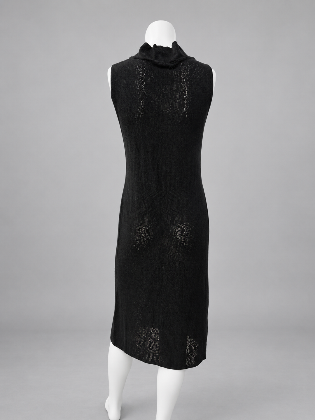 Missoni sheer knit turtleneck midi dress