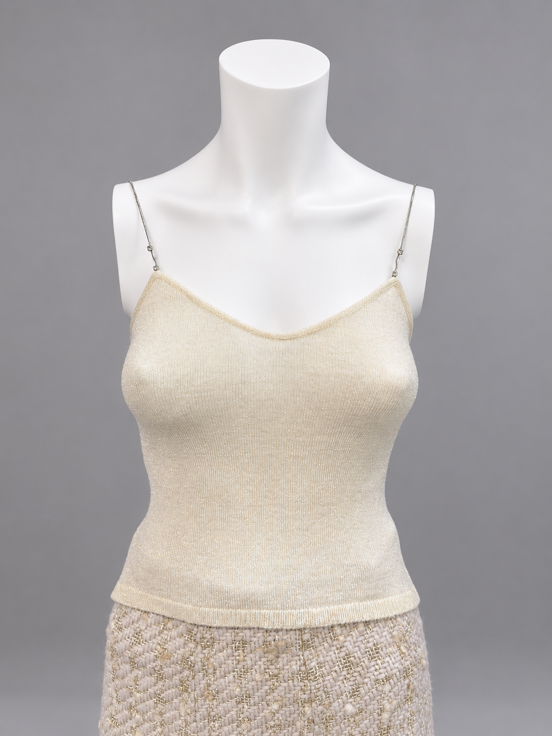 Celyn B. metallic knit two-piece set