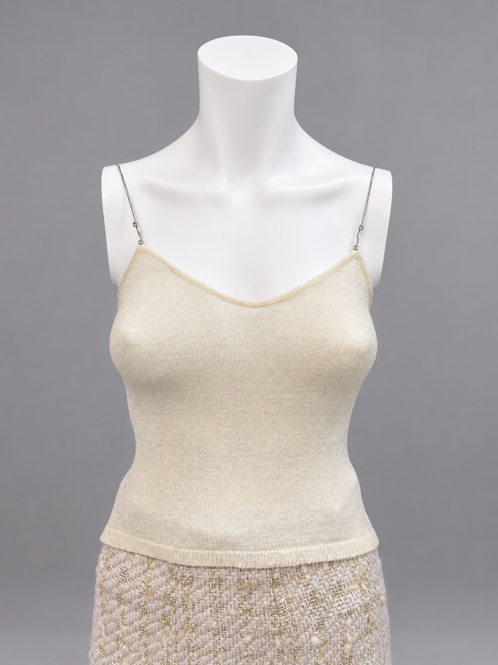 Celyn B. metallic knit two-piece set