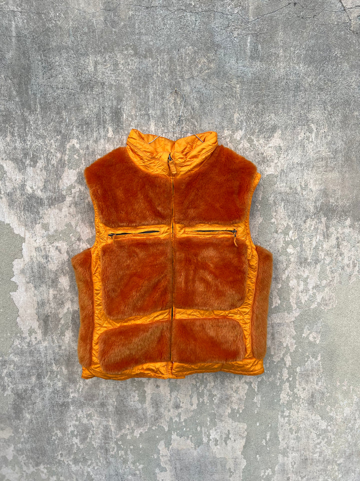 Y2k Faux Fur Vest Women’s M/L