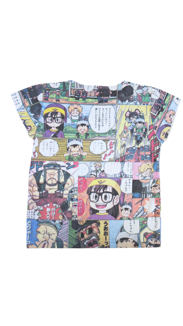 Dr. Slump Arale manga print Y2K top Japanese anime shirt