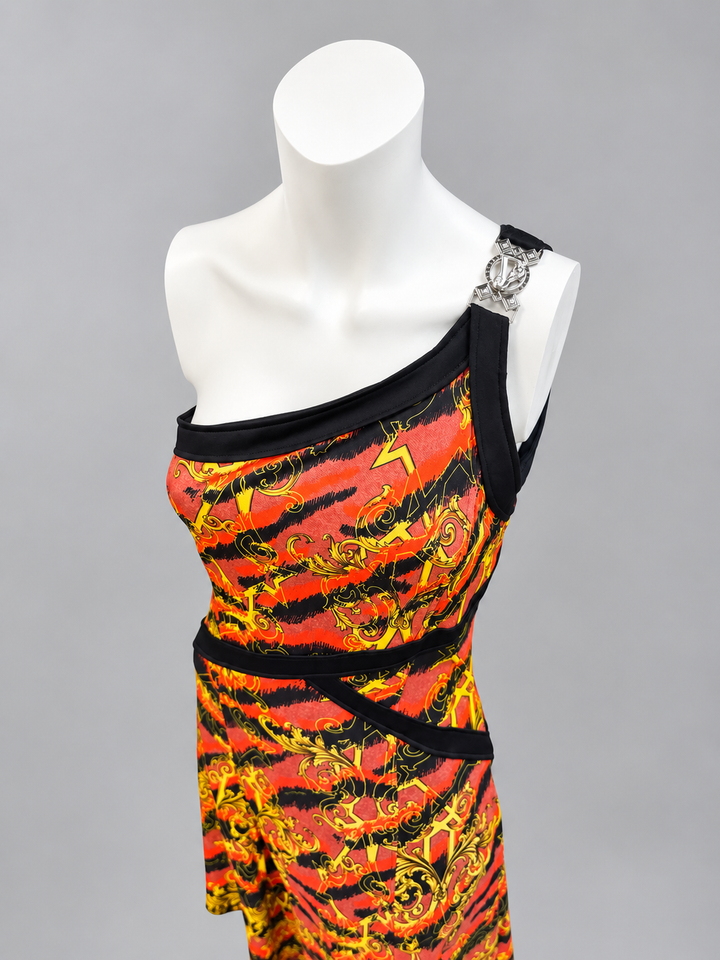 Versace Jeans 2000s printed dress