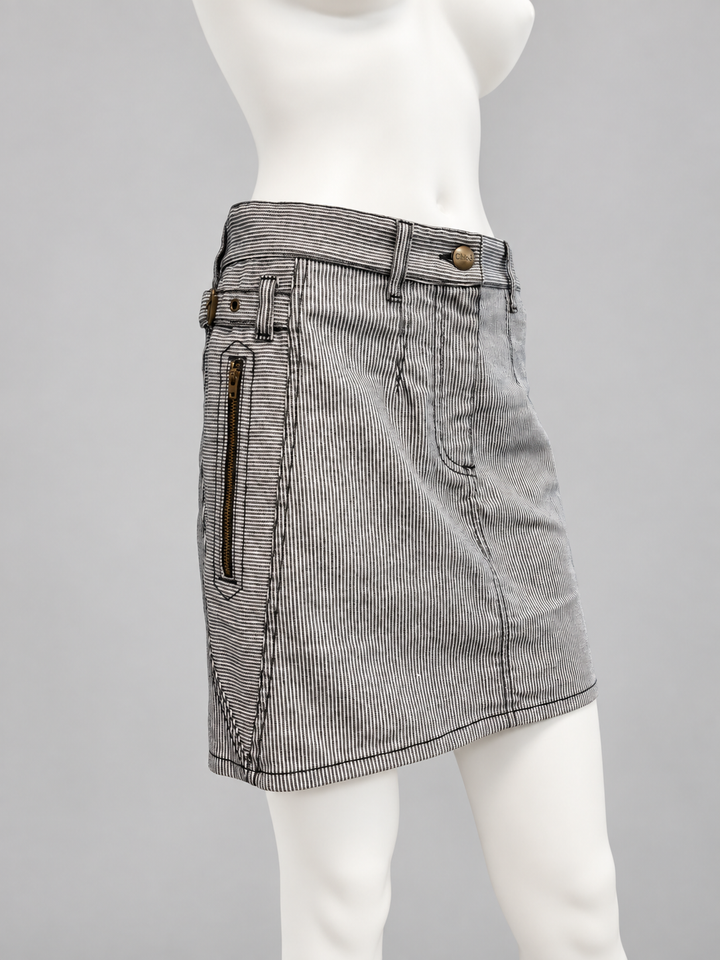 Chloé striped utility mini skirt