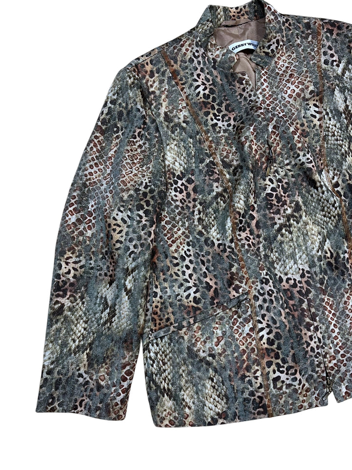 Gerry Weber Animal Print Blazer – Metallic Snake & Leopard