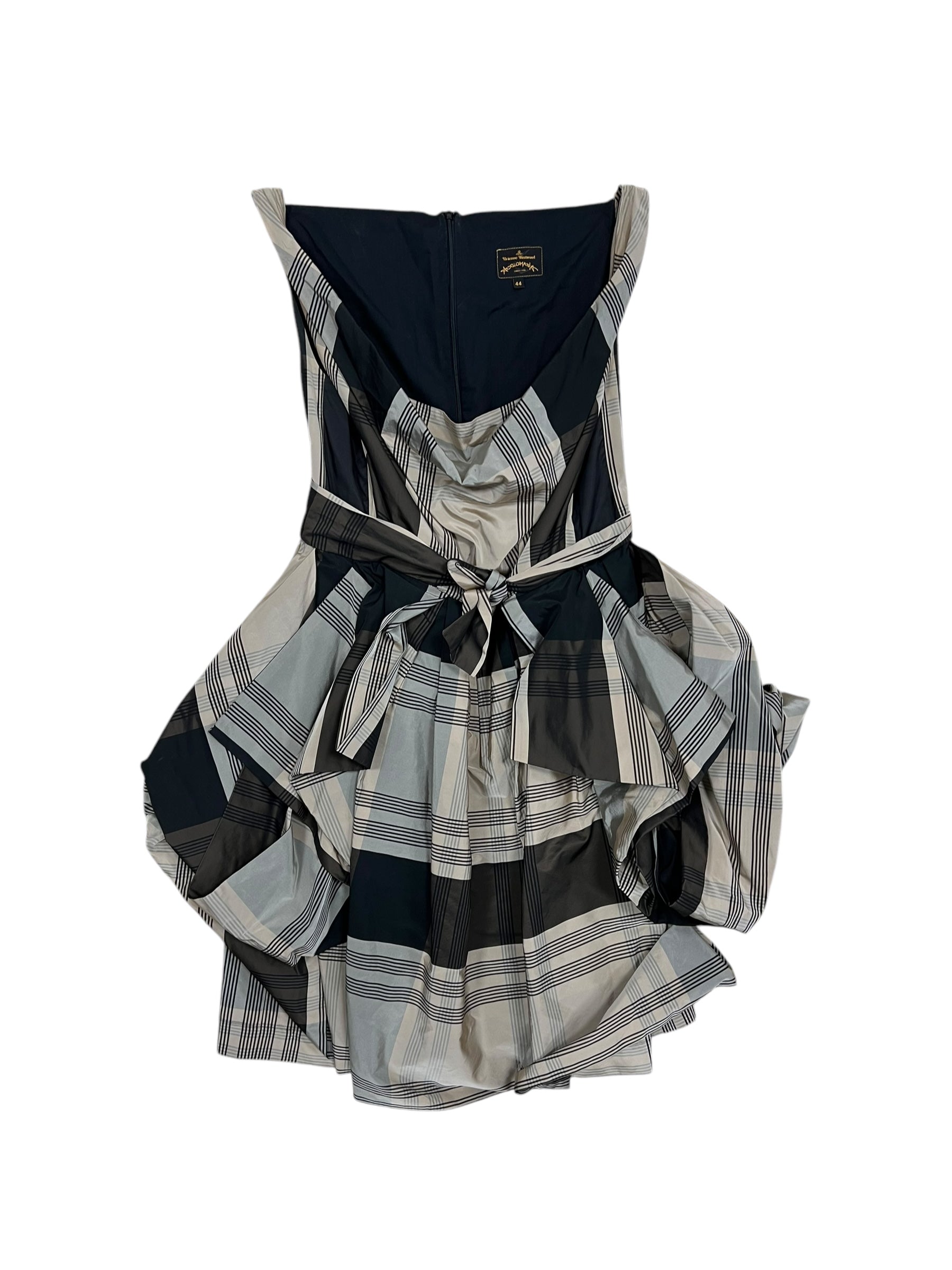 Vivienne Westwood Anglomania　dress　XL Vivienne Westwood Anglomania F/W 2006 Draped Bustier Dress – Rats