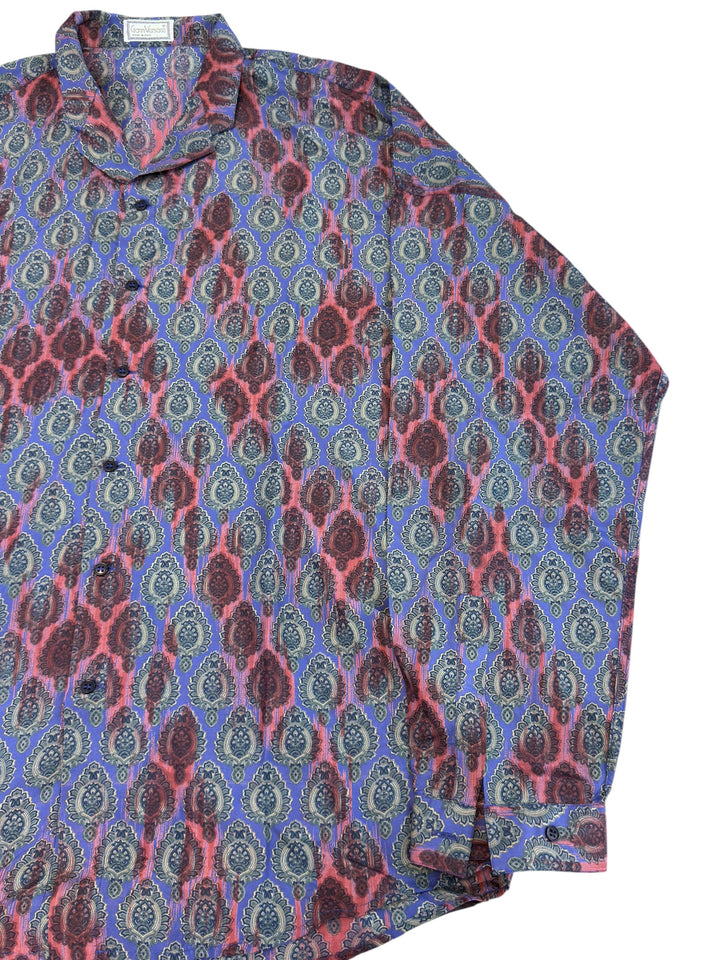 Gianni Versace silk paisley print shirt