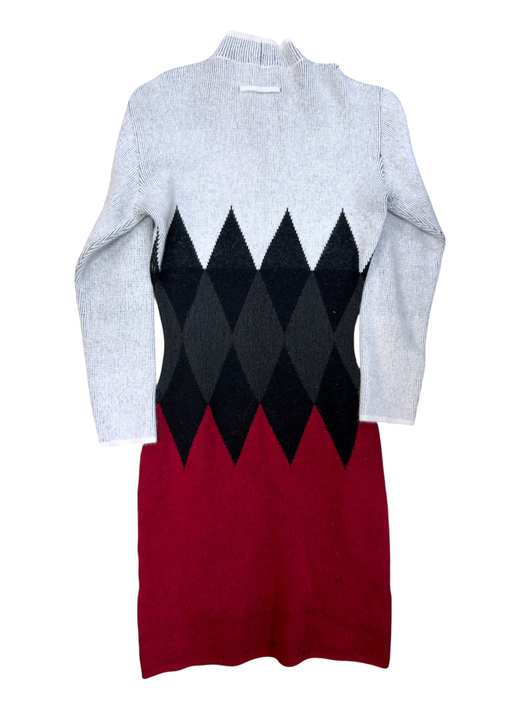 1985 Jean Paul Gaultier Gibo argyle knit dress