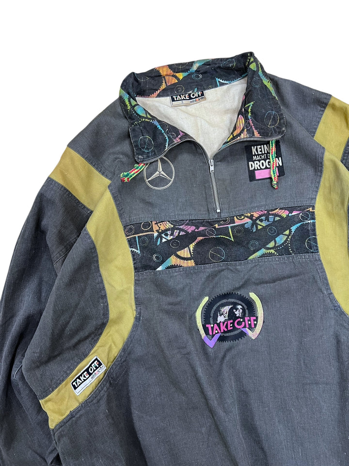 Adidas take off 1990’s pullover jacket Men’s extra large