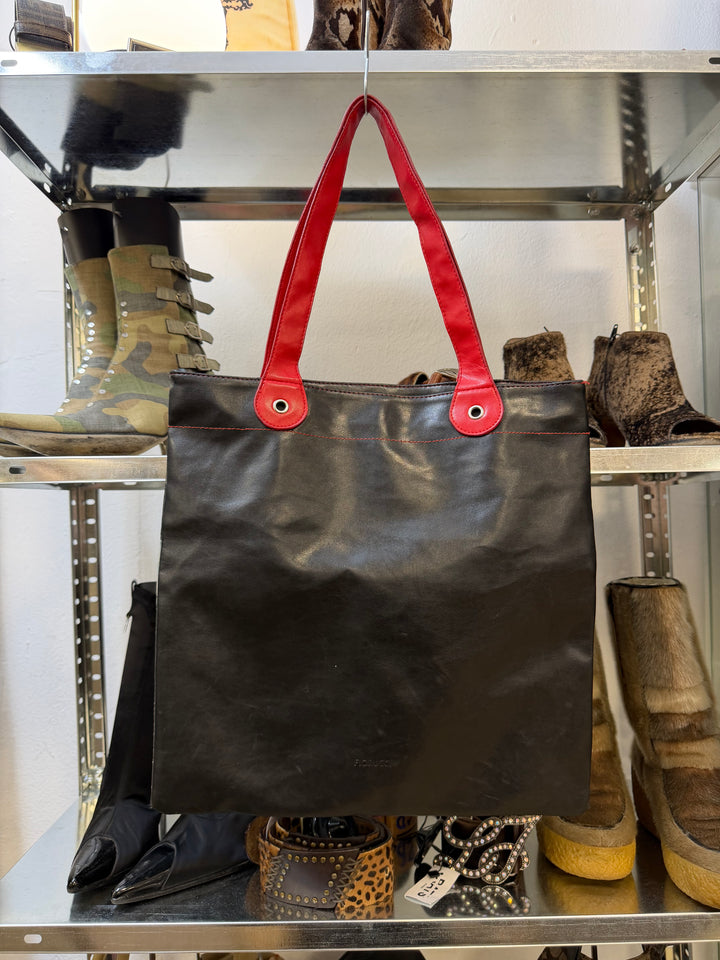 FIORUCCI 1990s “Kissing Couple” Photo Print Tote Bag