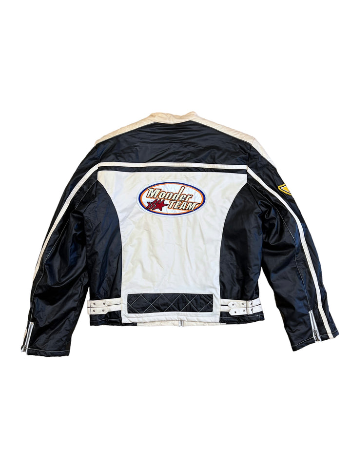 Vintage Y2k Racing Polyester Jacket Streetwear Women's Extra Large