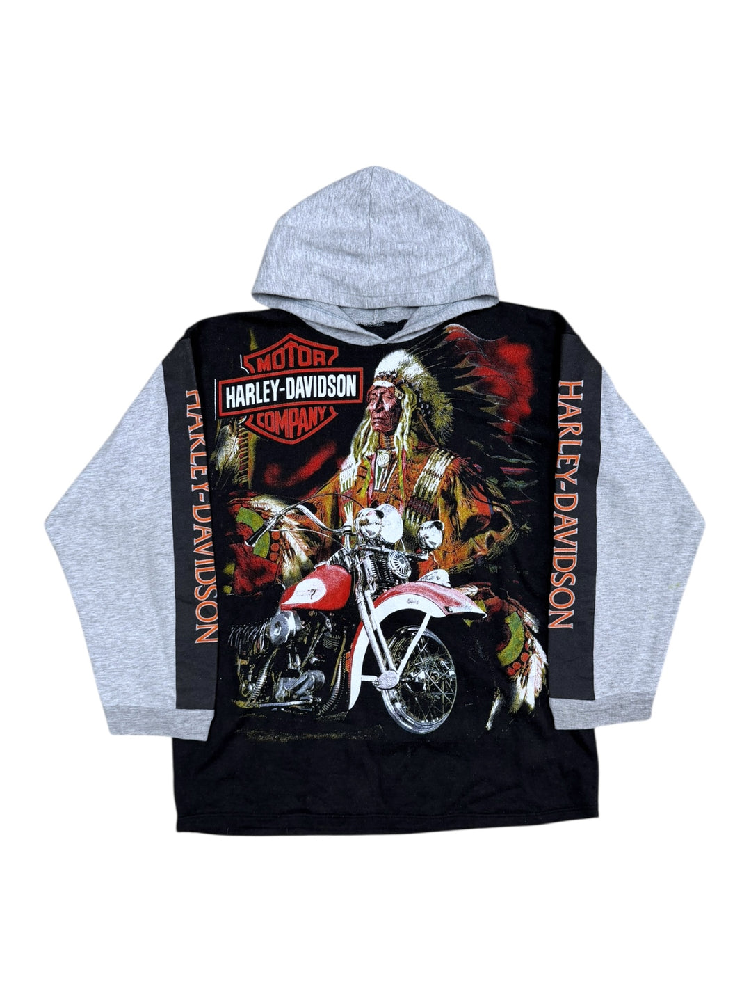 Harley-Davidson 1999 Biker Graphic Hoodie Tee