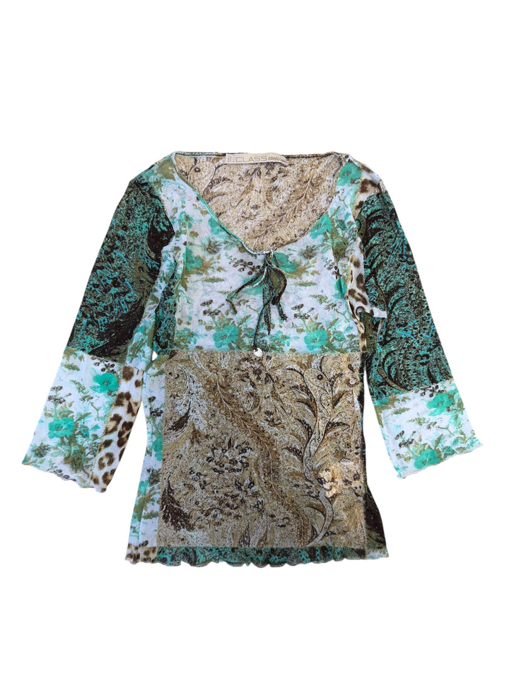 Class Roberto Cavalli Mesh Top