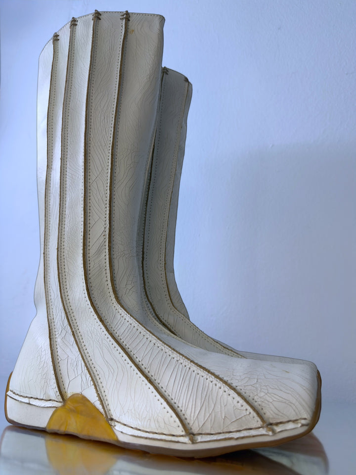 Archive Diesel Soleil cracked paint leather boots eu39