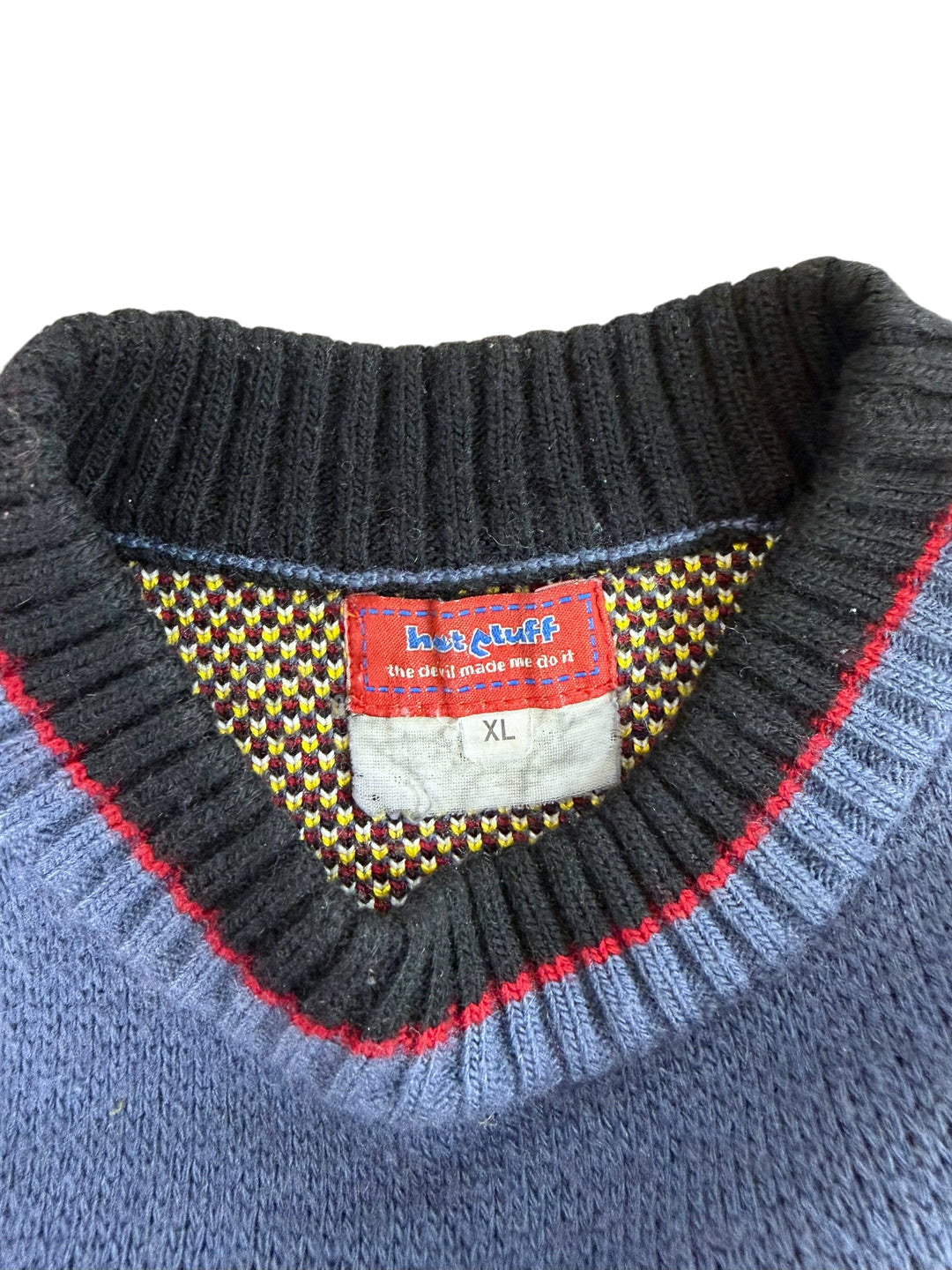 Hot Stuff vintage devil graphic knit sweater