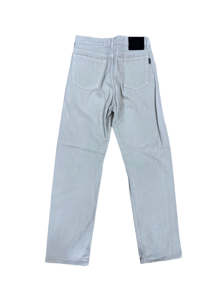 Yves Saint Laurent High Waist Cotton Pants Women’s Small (36)
