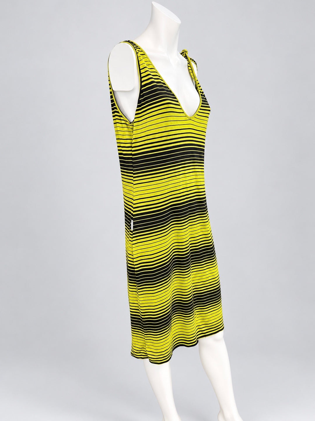 Versace Jeans Couture striped midi dress