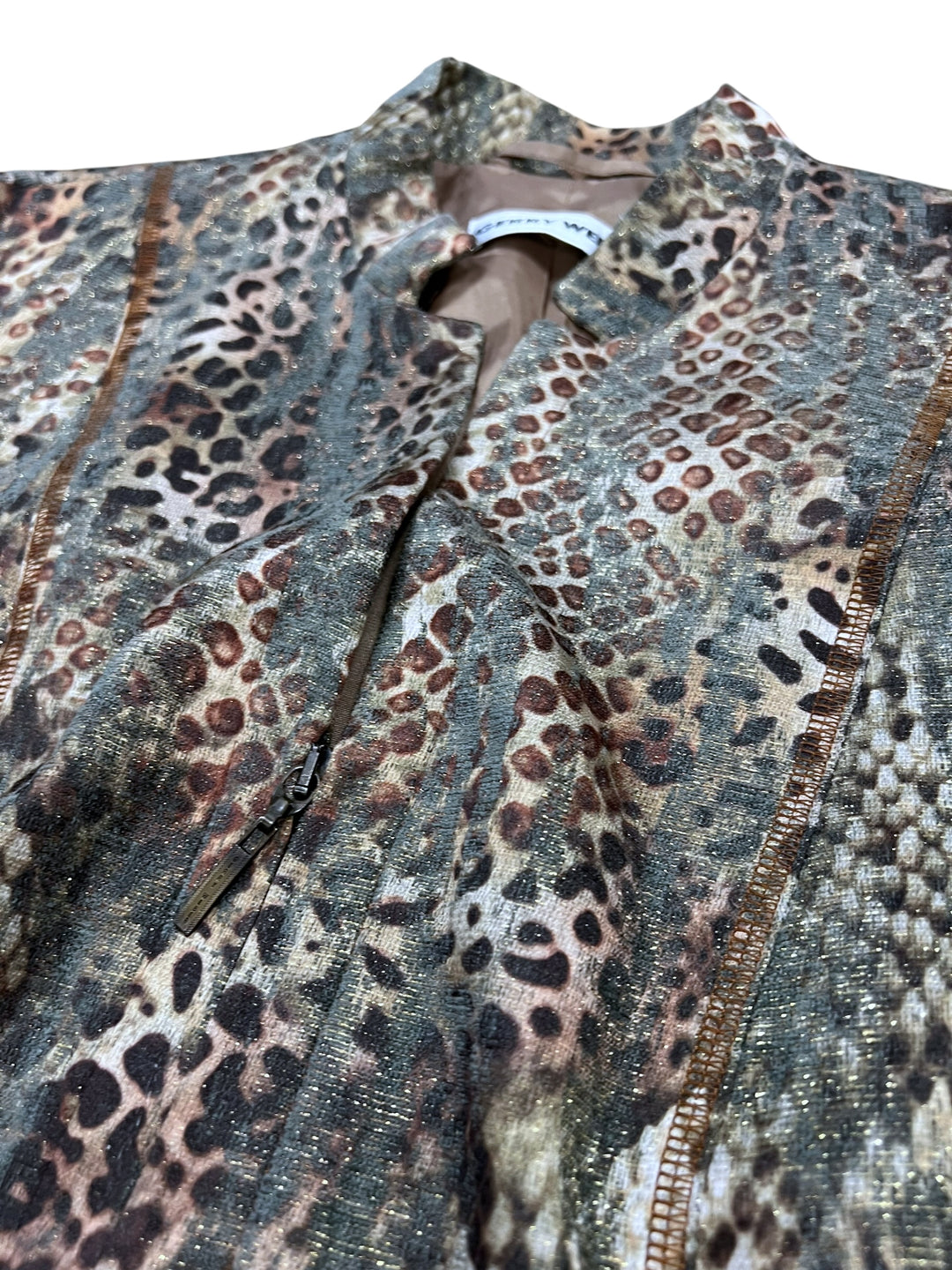Gerry Weber Animal Print Blazer – Metallic Snake & Leopard