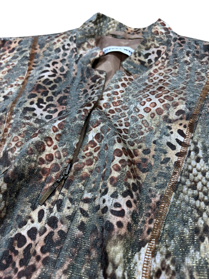 Gerry Weber Animal Print Blazer – Metallic Snake & Leopard