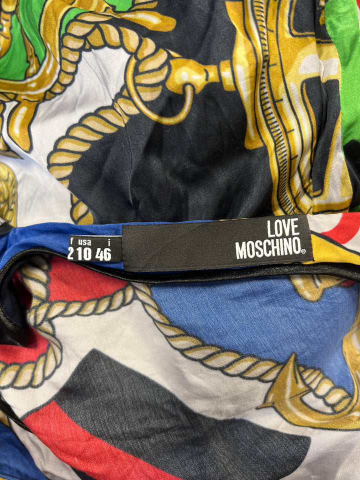 Love Moschino Nautical Print Mini Dress