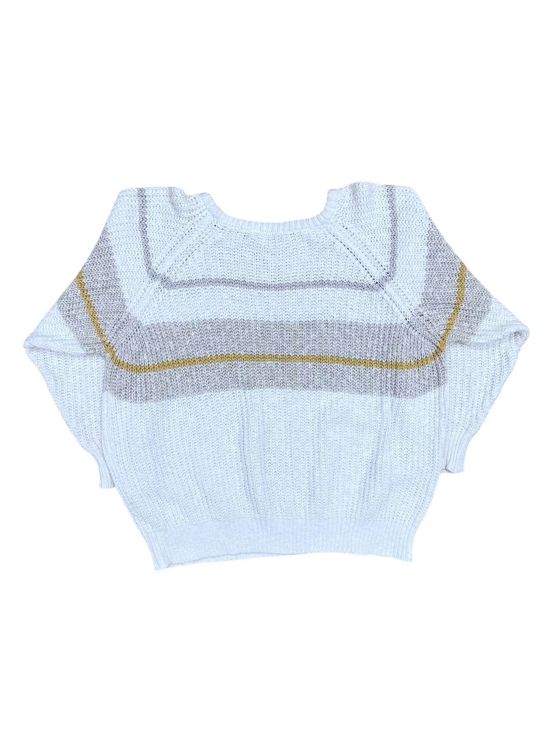 Vintage Burberrys Made in England Sweater – Cotton Linen Knit – 1980s/90s women’s Medium & Large