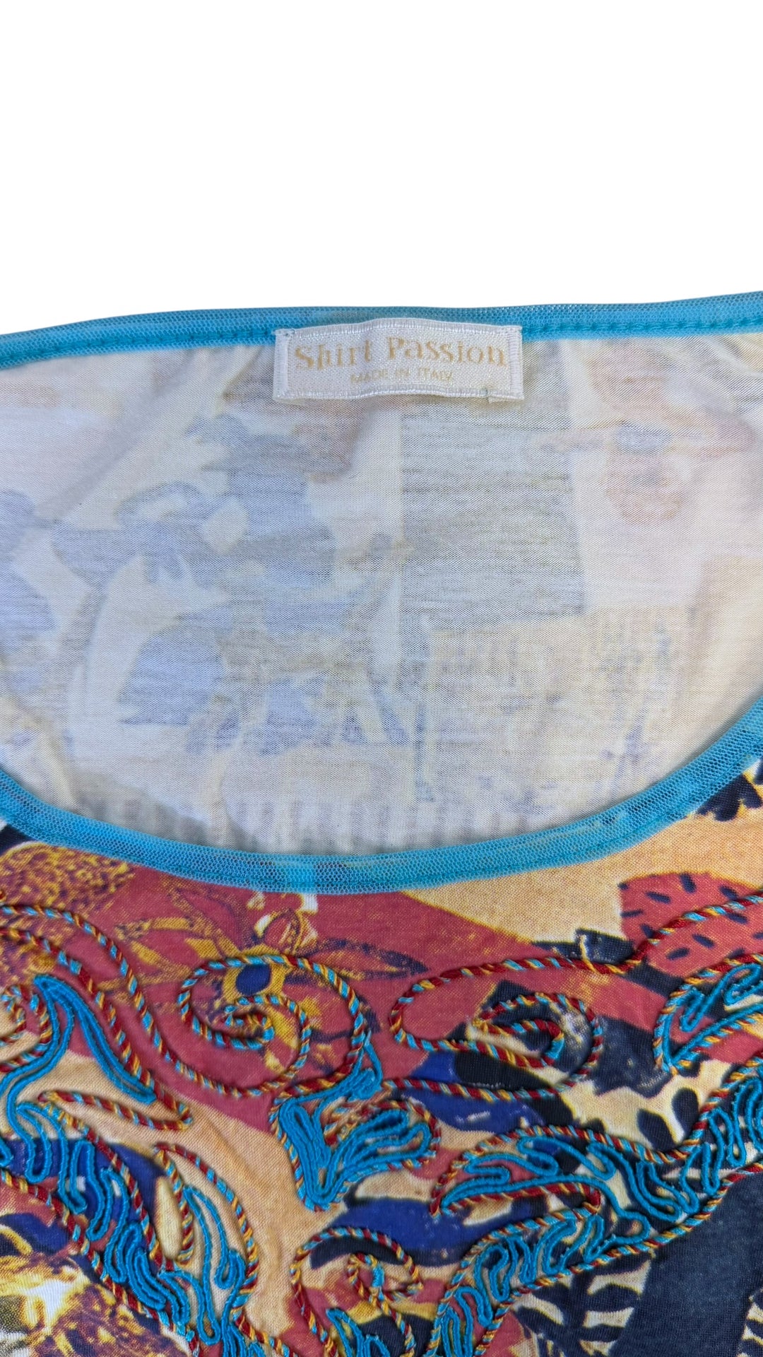 Shirt Passion printed flared sleeve top