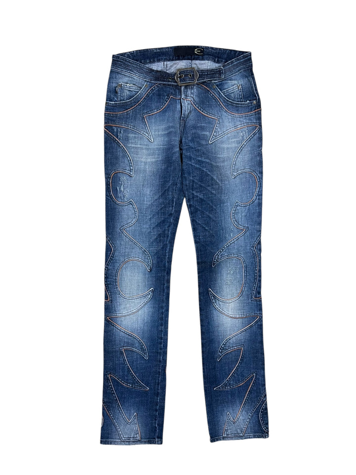 Just Cavalli Vintage Embroidered Jeans Extra Small (eu32)