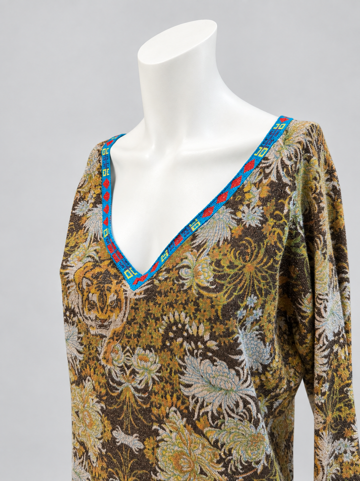 Custo Barcelona Vintage Shiny Cotton Dress Medium