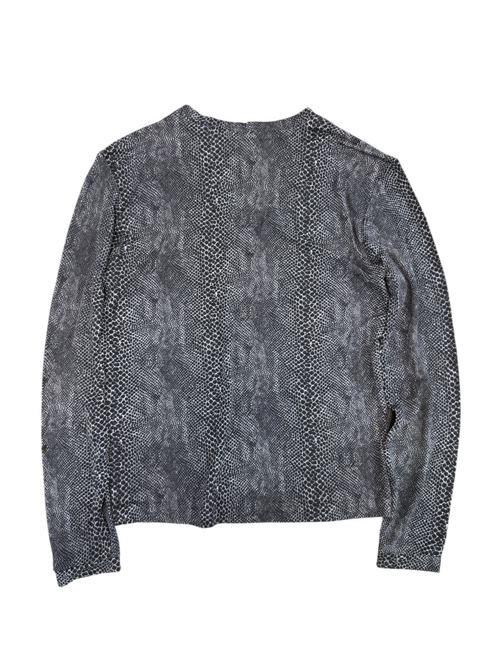 Versus Gianni Versace vintage snakeskin print top