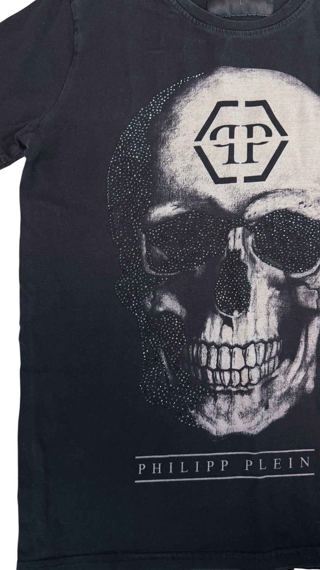 Philipp Plein Skull Rhinestone T-Shirt