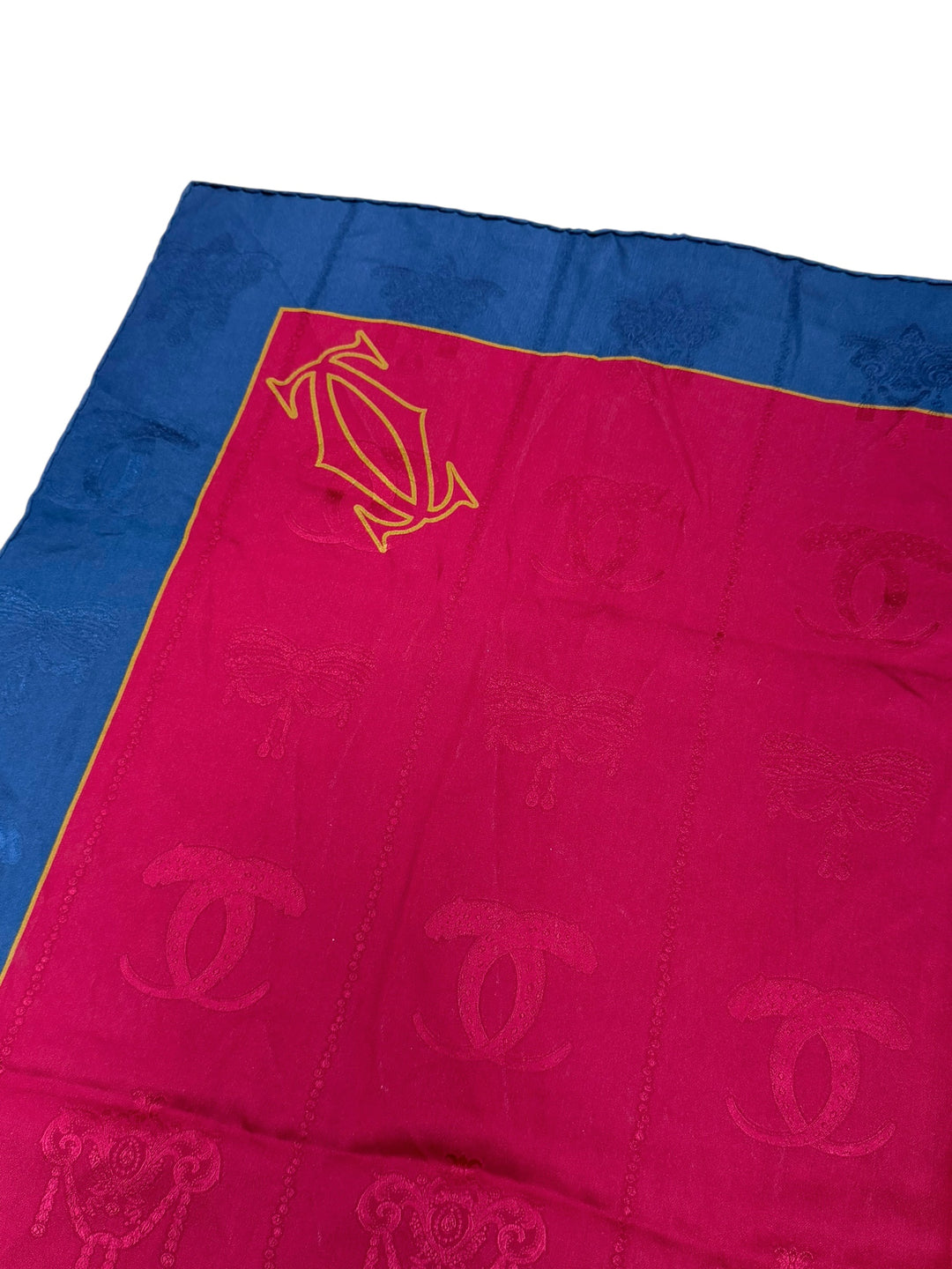 Vintage Cartier “Must de Cartier Paris” Silk Scarf