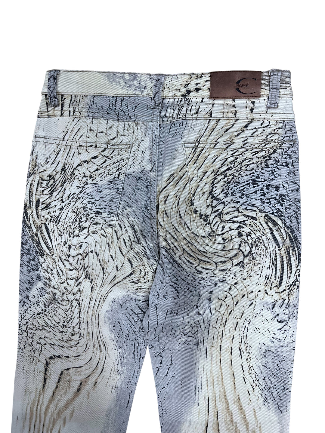 Just Cavalli SS2002 Natural Eroded Jeans Small(eu34)