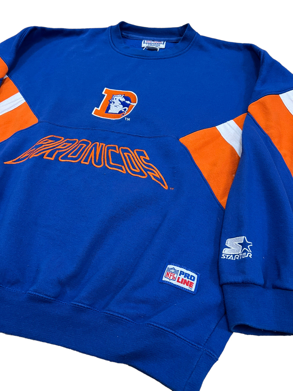 Vintage Nike NFL Denver Broncos Crewneck sweatshirt Skyline Rare M