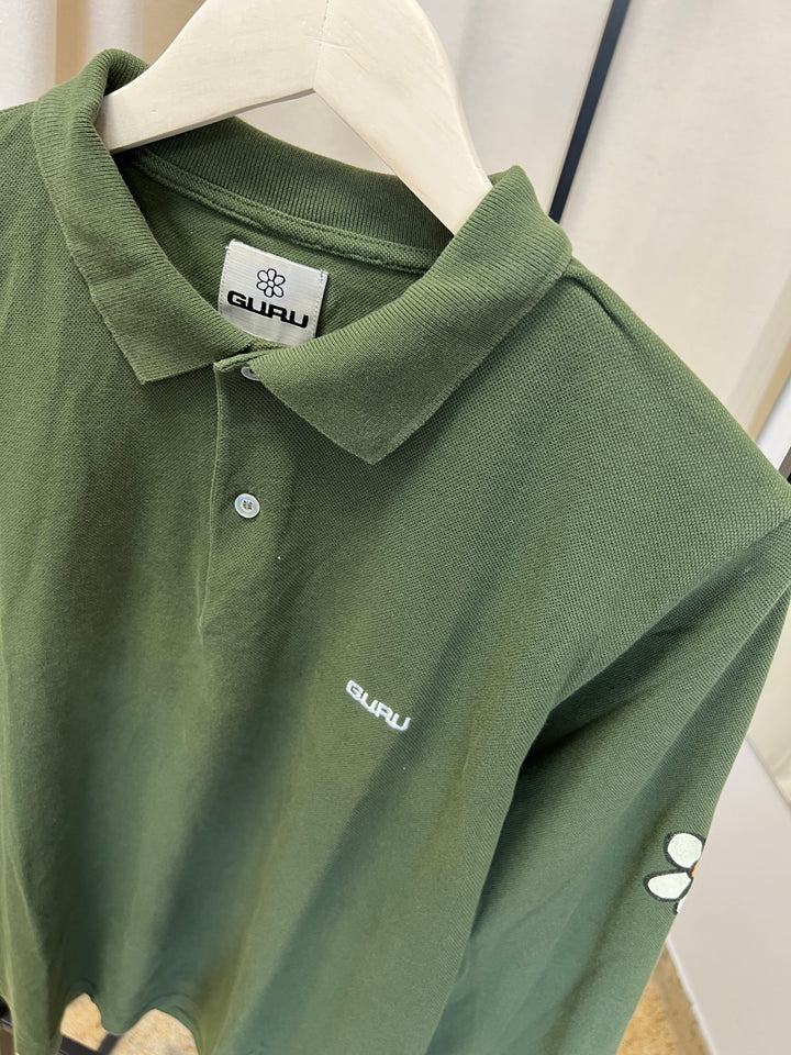 Guru Y2K Polo Sweatshirt Men’s Large Slim Fit