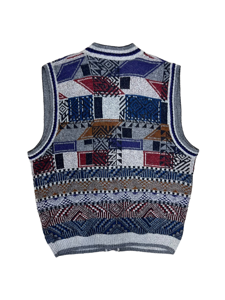 Vintage knit button vest Men’s Large
