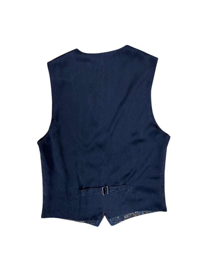 Dolce&Gabbana Baroque Zodiac Sun Silk Vest & Pants Set Medium