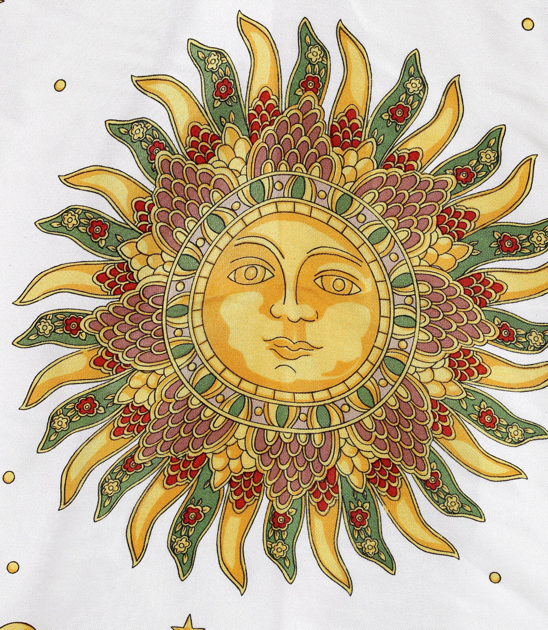 Gianni Versace celestial/zodiac design vintage silk scarf
