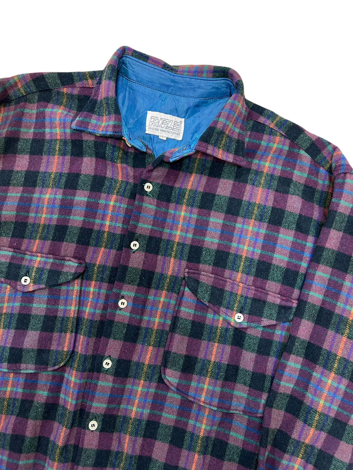 Rifle vintage wool tartan shirt men’s Extra Large