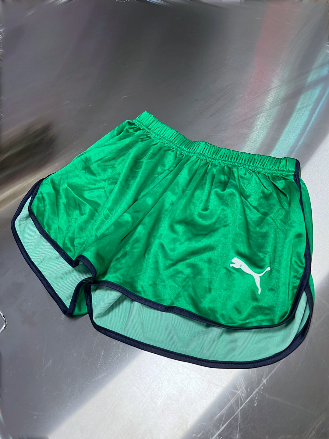 Puma Vintage Green Running Shorts Women’s Medium
