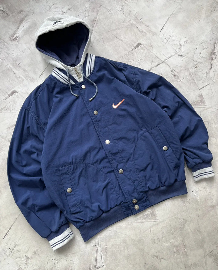 Nike 90’s varsity hoodie jacket Men’s small