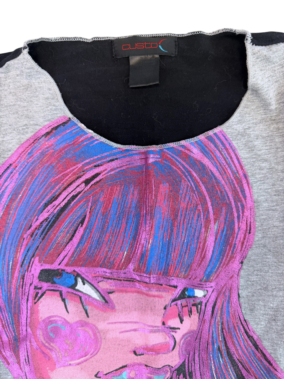 Custo Barcelona anime graphic long sleeve top