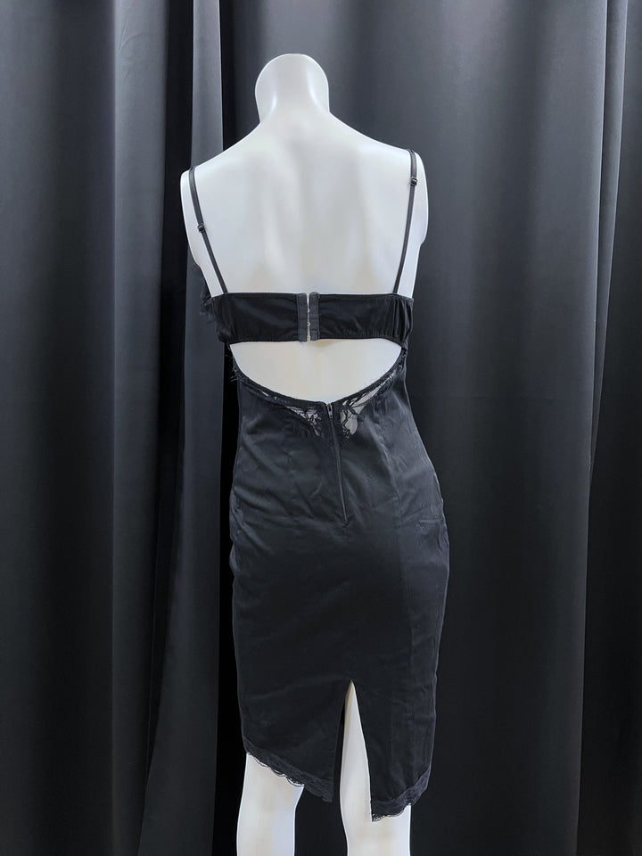 Rinascimento Vintage Black Lace Dress Small