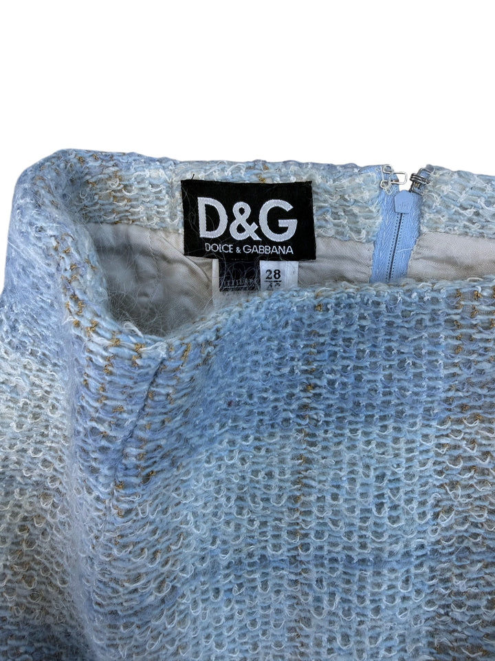 Dolce&Gabbana mohair blend mini skirt