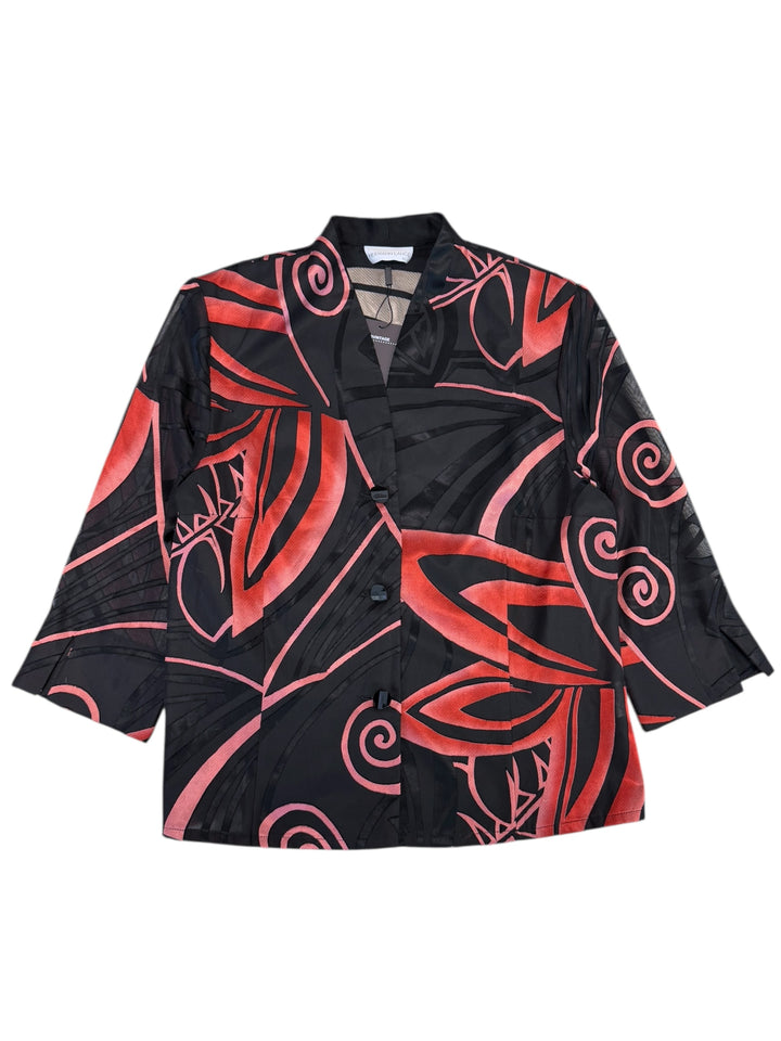 Hermann Lange sheer patterned blazer