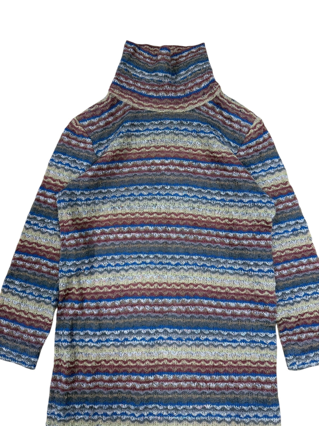 Missoni Vintage Turtleneck Knit Dress Small