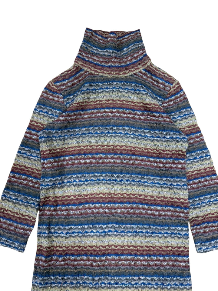 Missoni Vintage Turtleneck Knit Dress Small