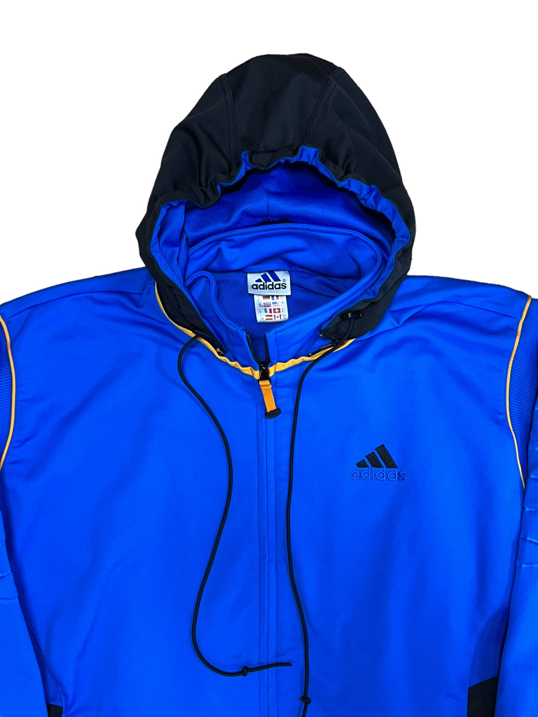Adidas vintage hooded track jacket Men’s large