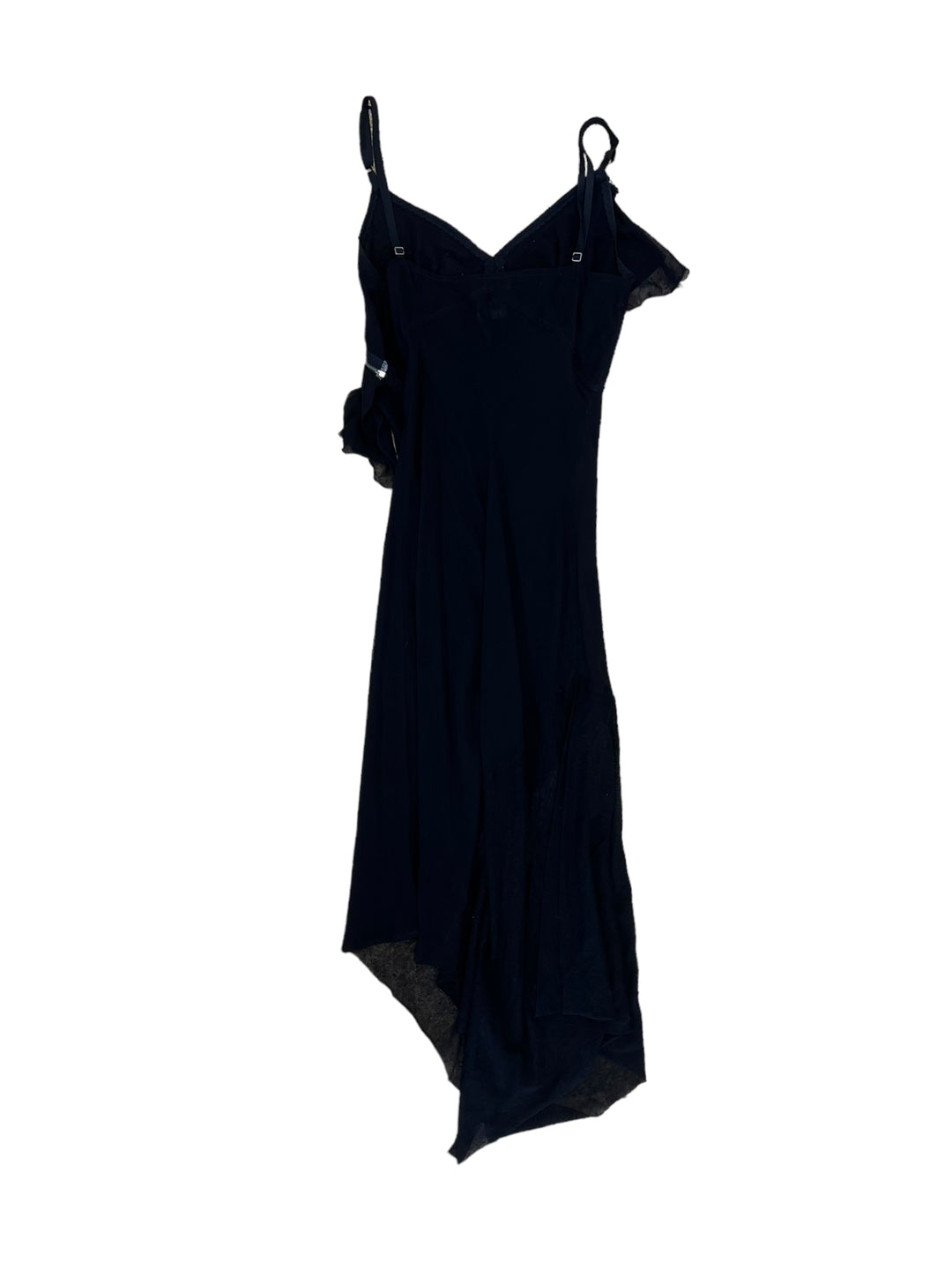 John Richmond vintage 100% silk dress w/ zip details medium